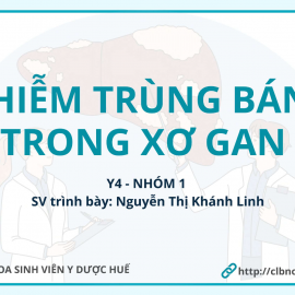 NHIỄM TRÙNG BÁNG TRONG XƠ GAN