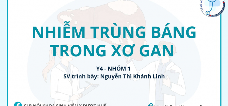 NHIỄM TRÙNG BÁNG TRONG XƠ GAN