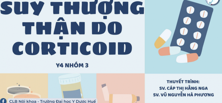 SUY THƯỢNG THẬN DO CORTICOID